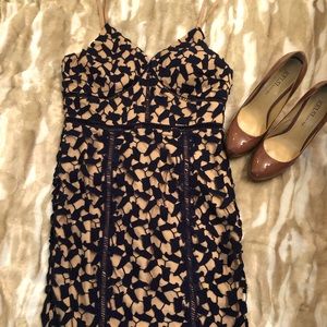 Minuet Lace Midi Dress